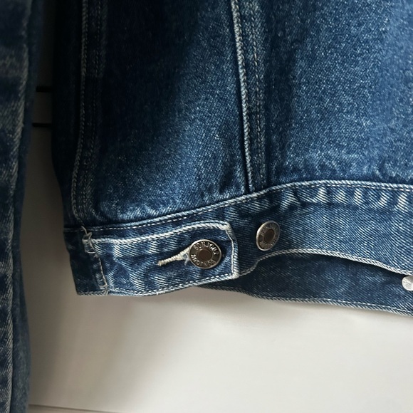 Vintage Bonjour Cropped Denim Jacket - Picture 4 of 4